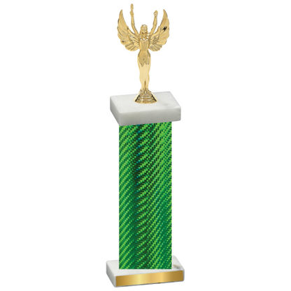 Single Green Carbon Fiber Victory Trophy