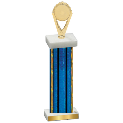 Single Blue Glacier Insert Trophy