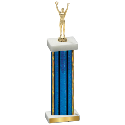 Single Blue Glacier Victory Trophy