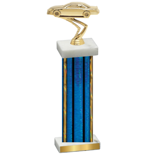 Single Blue Glacier Cars Trophy