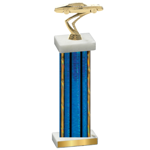 Single Blue Glacier Cars Trophy