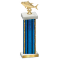 Single Blue Glacier Fishing Trophy