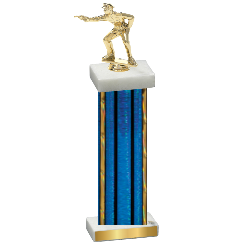 Single Blue Glacier Shooter Trophy