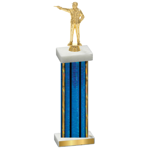 Single Blue Glacier Shooter Trophy