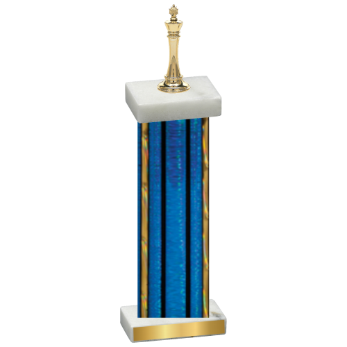 Single Blue Glacier Chess Trophy