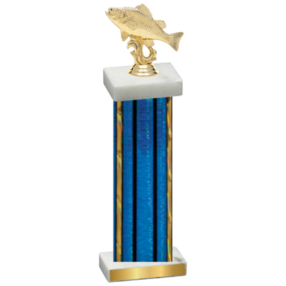 Single Blue Glacier Fishing Trophy