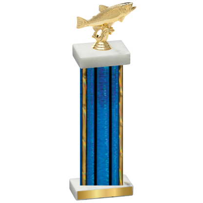 Single Blue Glacier Fishing Trophy