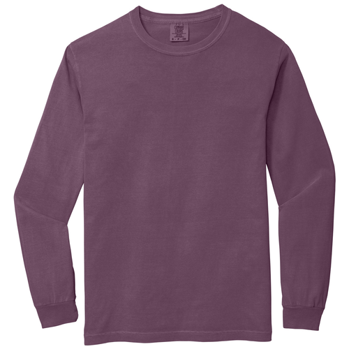 Berry front - COMFORT COLORS Heavyweight Ring Spun Long Sleeve Tee