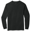 Black front - COMFORT COLORS Heavyweight Ring Spun Long Sleeve Tee