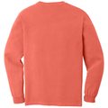 Bright Salmon back - COMFORT COLORS Heavyweight Ring Spun Long Sleeve Tee