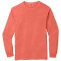 Bright Salmon front - COMFORT COLORS Heavyweight Ring Spun Long Sleeve Tee