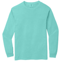 Chalky Mint front - COMFORT COLORS Heavyweight Ring Spun Long Sleeve Tee