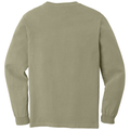 Khaki back - COMFORT COLORS Heavyweight Ring Spun Long Sleeve Tee