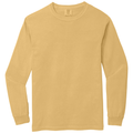 Mustard front - COMFORT COLORS Heavyweight Ring Spun Long Sleeve Tee