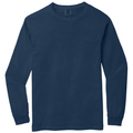 True Navy front - COMFORT COLORS Heavyweight Ring Spun Long Sleeve Tee