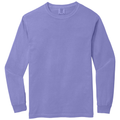 Violet front - COMFORT COLORS Heavyweight Ring Spun Long Sleeve Tee