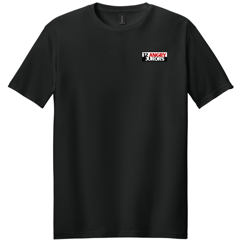 Black front - Mentor Theater 12 Angry Jurors Gildan Softstyle T-Shirt