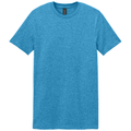 Heather Sapphire front - Gildan Softstyle T-Shirt