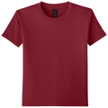 Cardinal Red front - Gildan Youth Softstyle T-Shirt