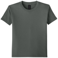 Charcoal front - Gildan Youth Softstyle T-Shirt