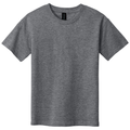 Graphite Heather front - Gildan Youth Softstyle T-Shirt