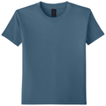 Indigo Blue front - Gildan Youth Softstyle T-Shirt