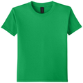 Irish Green front - Gildan Youth Softstyle T-Shirt