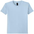 Light Blue front - Gildan Youth Softstyle T-Shirt