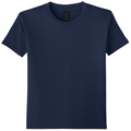 Navy front - Gildan Youth Softstyle T-Shirt