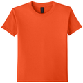 Orange front - Gildan Youth Softstyle T-Shirt