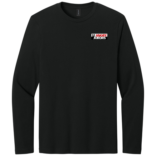 Black front - Mentor Theater 12 Angry Jurors Gildan Softstyle Long Sleeve T-Shirt