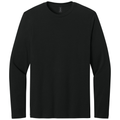 Black front - Gildan Softstyle Long Sleeve T-Shirt