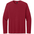 Cherry Red front - Gildan Softstyle Long Sleeve T-Shirt