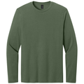 Military Green front - Gildan Softstyle Long Sleeve T-Shirt