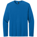 Neon Blue front - Gildan Softstyle Long Sleeve T-Shirt