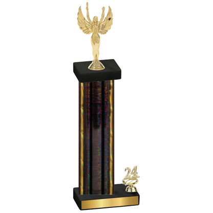 Accented Single Black Glacier Year Victory Trophy