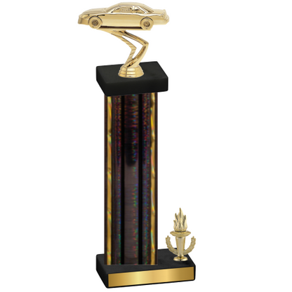 Accented Single Black Glacier Victory Cars Trophy