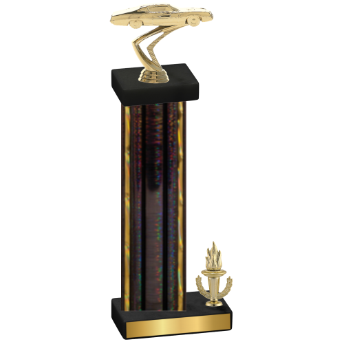 Accented Single Black Glacier Victory Cars Trophy