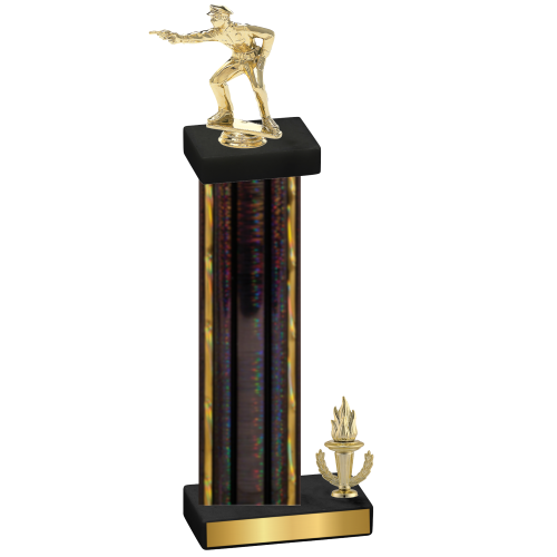 Accented Single Black Glacier Victory Shooter Trophy