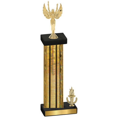 Accented Single Gold Glacier Victory Victory Trophy