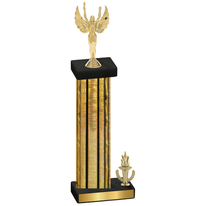 Accented Single Gold Glacier Victory Victory Trophy