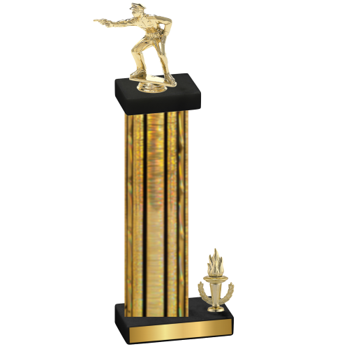 Accented Single Gold Glacier Victory Shooter Trophy