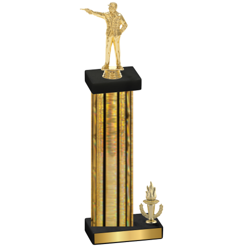 Accented Single Gold Glacier Victory Shooter Trophy