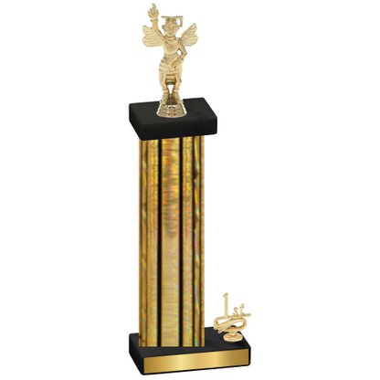 Accented Single Gold Glacier First Place Academics Trophy