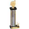 Accented Single Silver Glacier Second Place Swimming Trophy