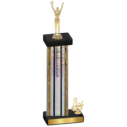 Accented Single Silver Glacier Third Place Victory Trophy