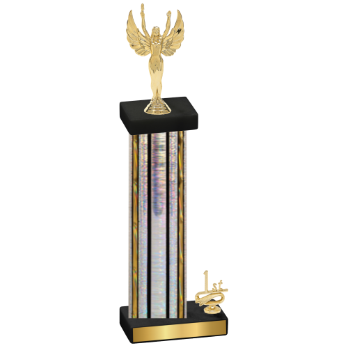 Accented Single Silver Glacier First Place Victory Trophy