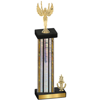 Accented Single Silver Glacier Victory Victory Trophy