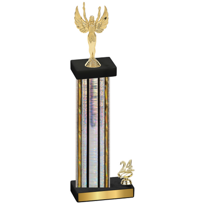 Accented Single Silver Glacier Year Victory Trophy