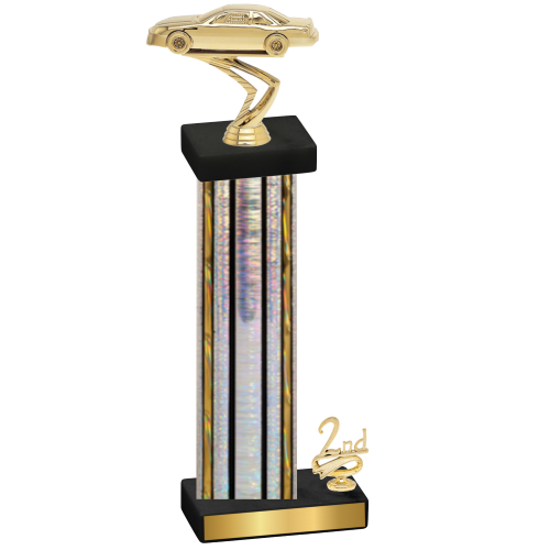 Accented Single Silver Glacier Second Place Cars Trophy